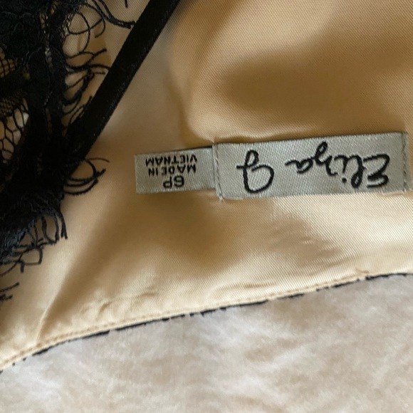 Eliza J Lace and Faille Flare Dress - Picture 3 of 4